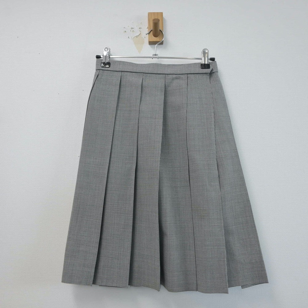 【中古】岡山県 岡山城東高等学校 女子制服 2点（ベスト・スカート）sf015927