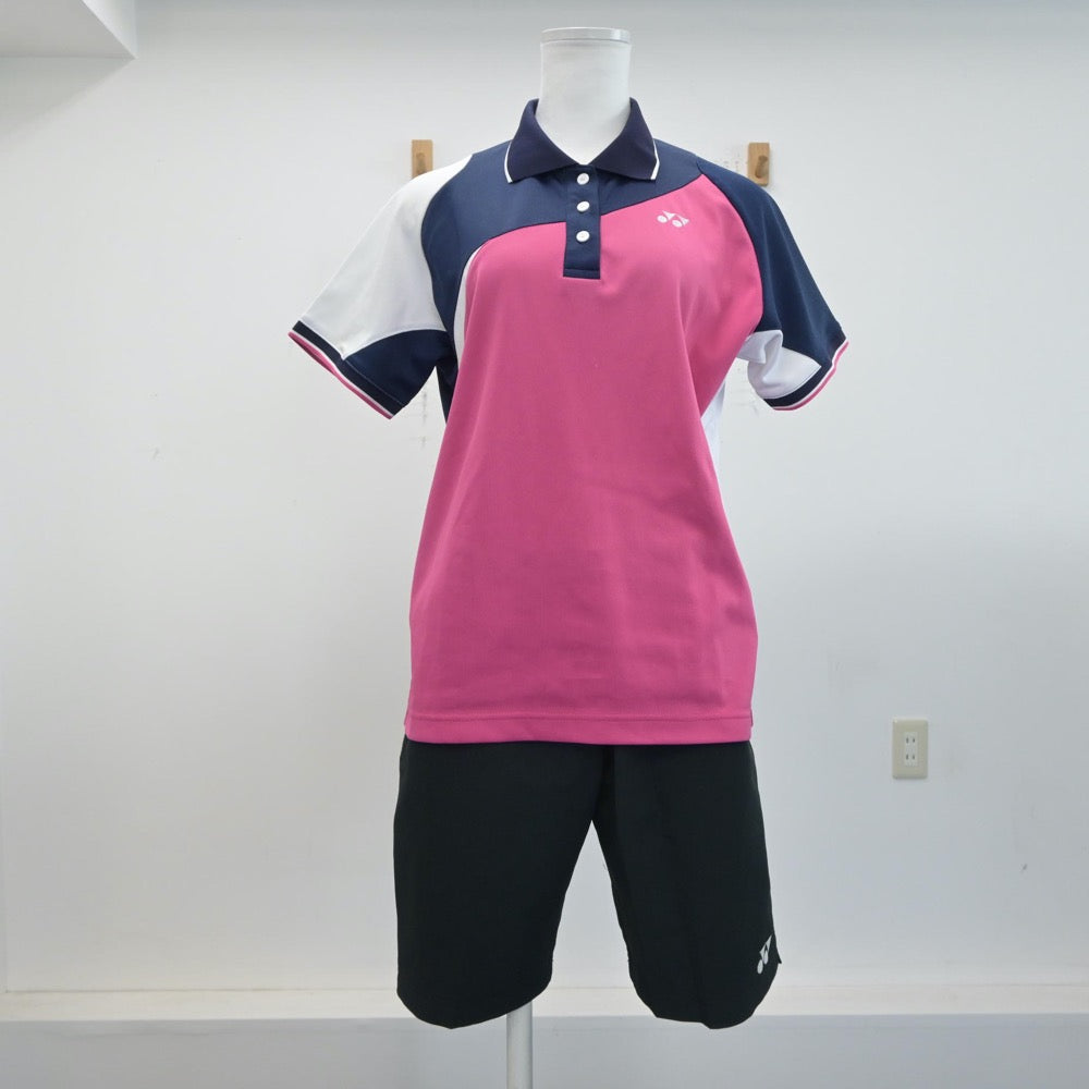 【中古】愛知県 瀬戸市立南山中学校/テニス部ユニフォーム 女子制服 2点（部活ユニフォーム 上下）sf015928