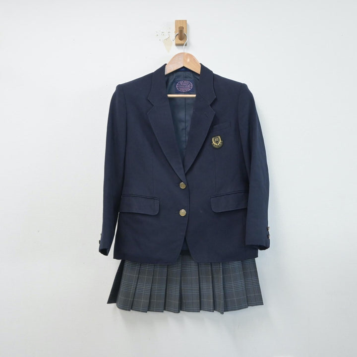 I754/(中古)兵庫方面 女子制服2点 /校名不明/165A/W64~70程度/丈 I754/(中古)兵庫方面 女子制服2点 /校名不明/165A/W64~70程度/丈