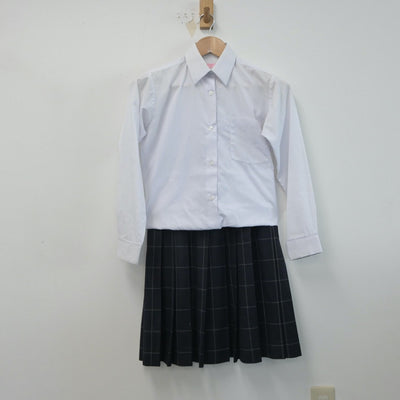 【中古】東京都 東京都足立区立東綾瀬中学校 女子制服 4点（ブレザー・シャツ・スカート）sf015943