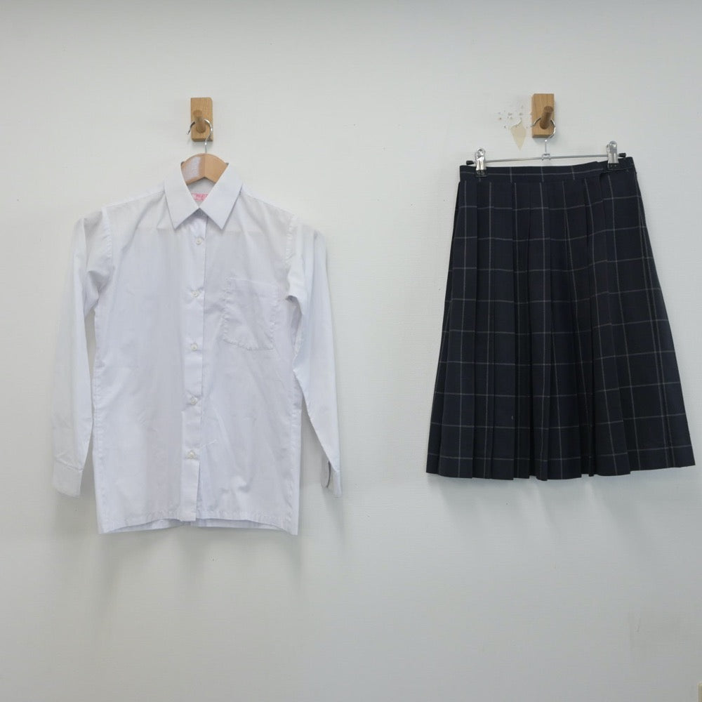 【中古】東京都 東京都足立区立東綾瀬中学校 女子制服 4点（ブレザー・シャツ・スカート）sf015943