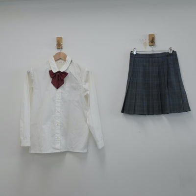 【中古】兵庫県 兵庫県立東灘高等学校 女子制服 3点（シャツ・スカート）sf015944