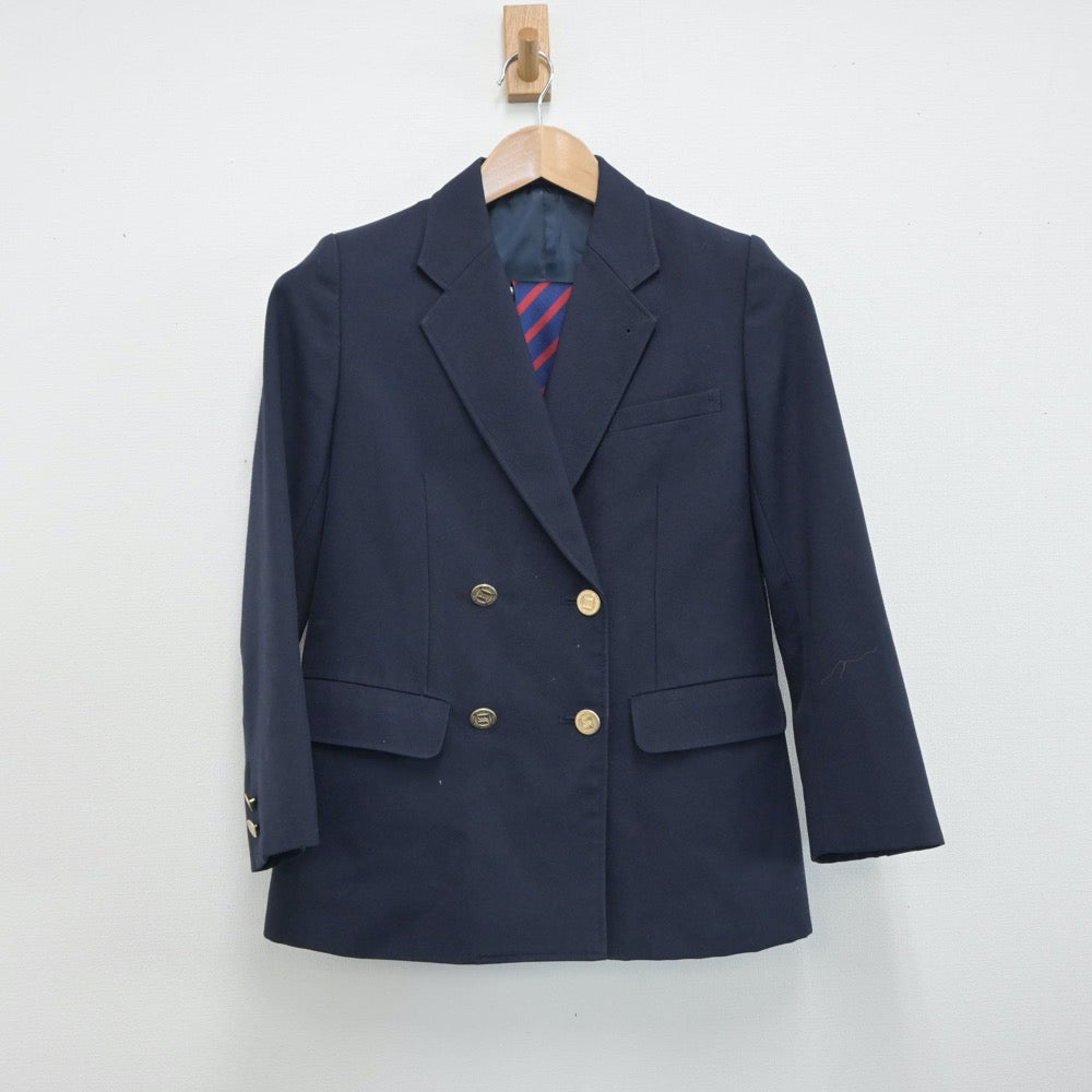 【中古】北海道 札幌市立厚別南中学校 女子制服 3点（ブレザー・スカート）sf015945