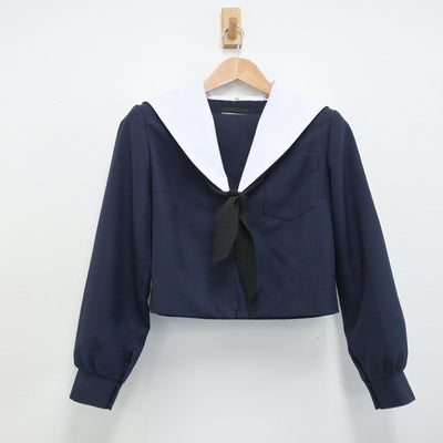 【中古】愛知県 瀬戸市立南山中学校 女子制服 3点（セーラー服・スカート）sf015951