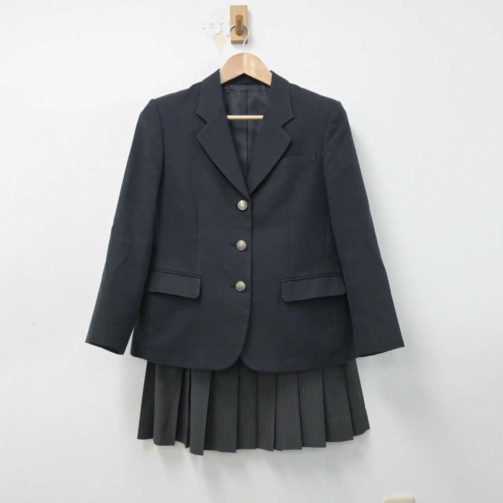 【中古】東京都 都立農業高等学校 女子制服 2点（ブレザー・スカート）sf015969