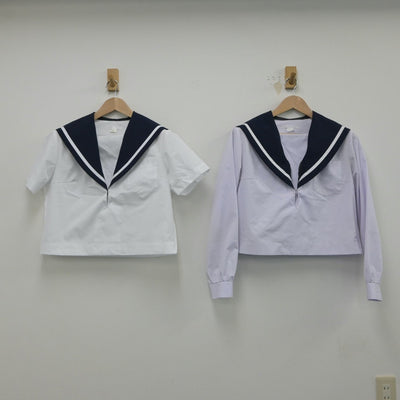 【中古】愛知県 愛知県立松蔭高等学校 女子制服 2点（セーラー服）sf015982