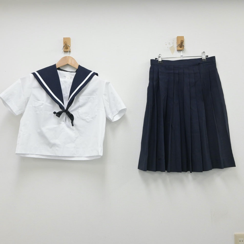 【中古】愛知県 愛知県立松蔭高等学校 女子制服 4点（セーラー服・スカート）sf015983