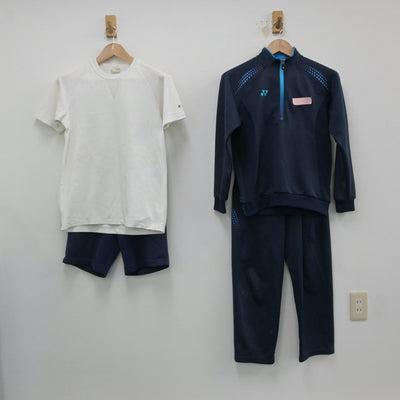 【中古】東京都 中台中学校 女子制服 4点（ジャージ 上・体操服 上・ジャージ 下・体操服 下）sf015994