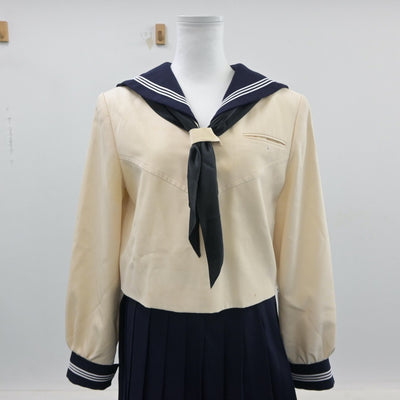 【中古】東京都 国学院久我山高等学校 女子制服 4点（セーラー服・スカート）sf016001