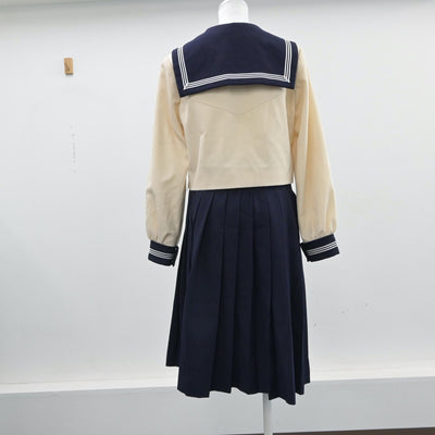 【中古】東京都 国学院久我山高等学校 女子制服 4点（セーラー服・スカート）sf016001