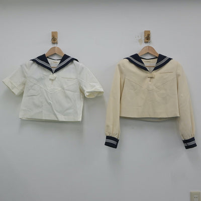 【中古】東京都 国学院久我山高等学校 女子制服 2点（セーラー服）sf016002