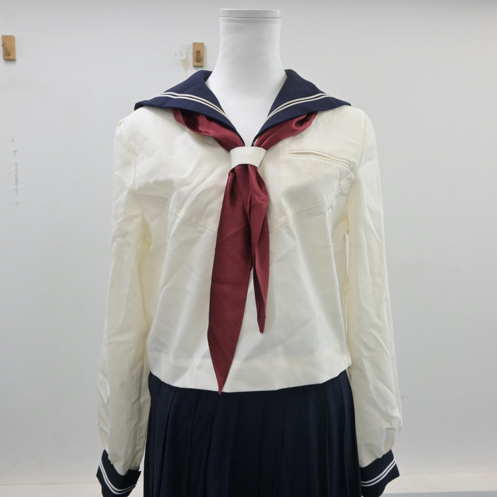 中古制服】東京都 国学院久我山中学校 女子制服 5点（セーラー服