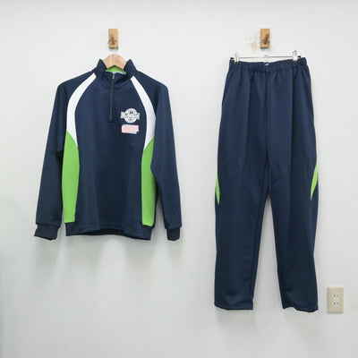 【中古】愛媛県 松山市立北条南中学校 女子制服 2点（ジャージ 上・ジャージ 下）sf016005