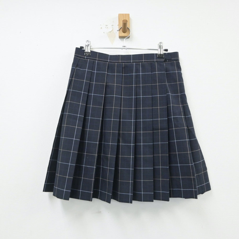 【中古】東京都 都立千歳ヶ丘高等学校 女子制服 2点（シャツ・スカート）sf016010