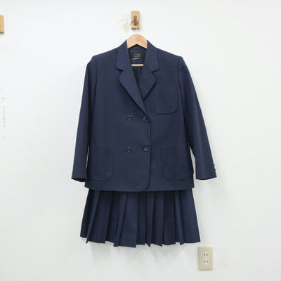 【中古】愛媛県 松山市立北条南中学校 女子制服 2点（ブレザー・スカート）sf016011