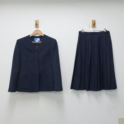 【中古】北海道 釧路景雲中学校 女子制服 4点（ブレザー・ベスト・スカート）sf016016