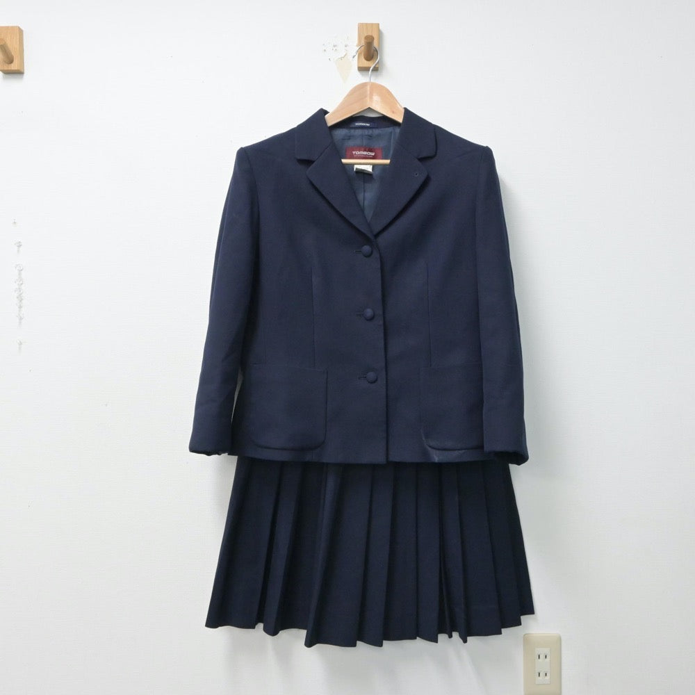 【中古】北海道 釧路北陽高等学校 女子制服 4点（ブレザー・ベスト・スカート）sf016017