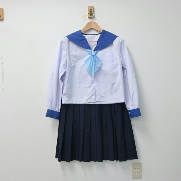 中古制服】青森県 弘前市立第二中学校 女子制服 3点（セーラー服・スカート）sf016021【リサイクル学生服】 | 中古制服通販パレイド