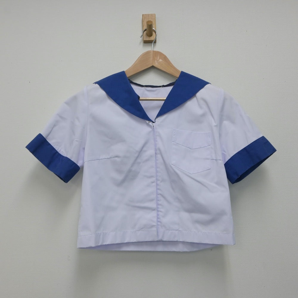 【中古】青森県 弘前市立第二中学校 女子制服 2点（セーラー服・スカート）sf016022