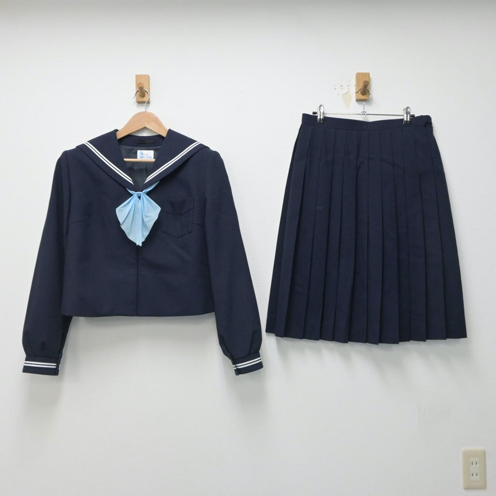 中古制服】青森県 弘前市立第二中学校 女子制服 3点（セーラー服・スカート）sf016023【リサイクル学生服】 | 中古制服通販パレイド