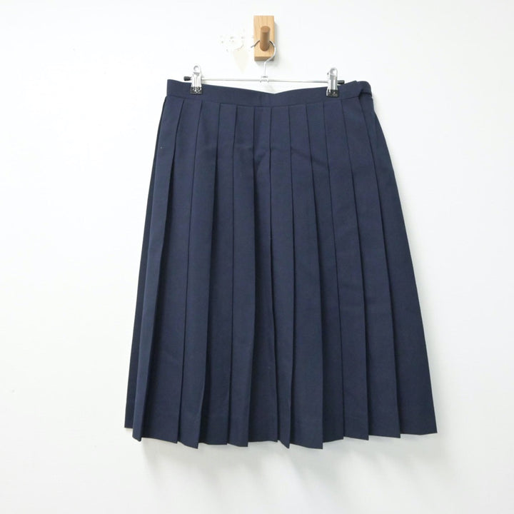 【中古】青森県 弘前市立第二中学校 女子制服 3点（セーラー服・スカート）sf016023