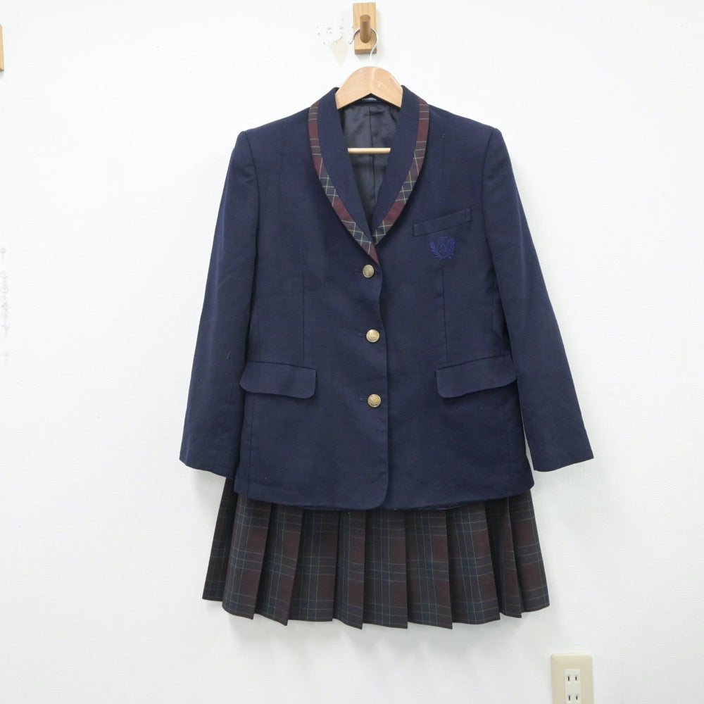 【中古】岡山県 高松農業高等学校 女子制服 3点（ブレザー・スカート）sf016032