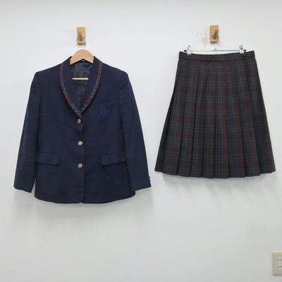 【中古】岡山県 高松農業高等学校 女子制服 3点（ブレザー・スカート）sf016032