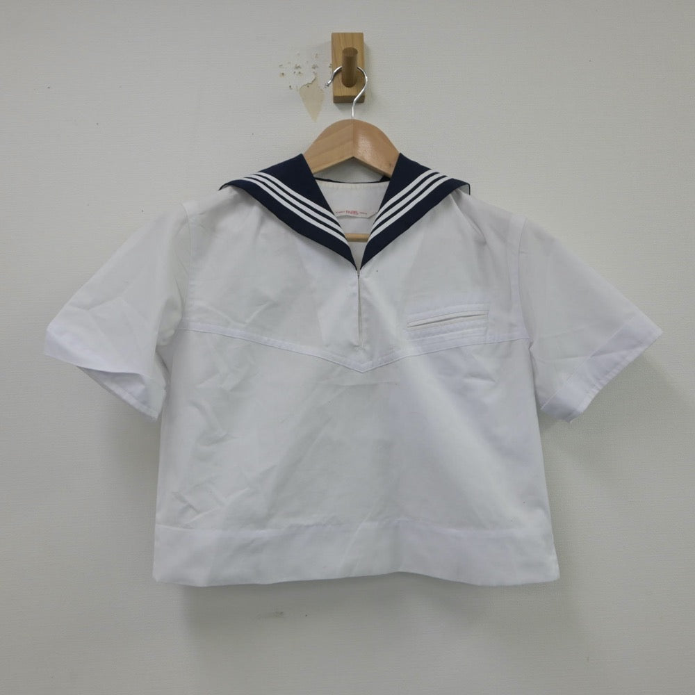 【中古】東京都 大妻多摩中学、高等学校 女子制服 4点（セーラー服）sf016041