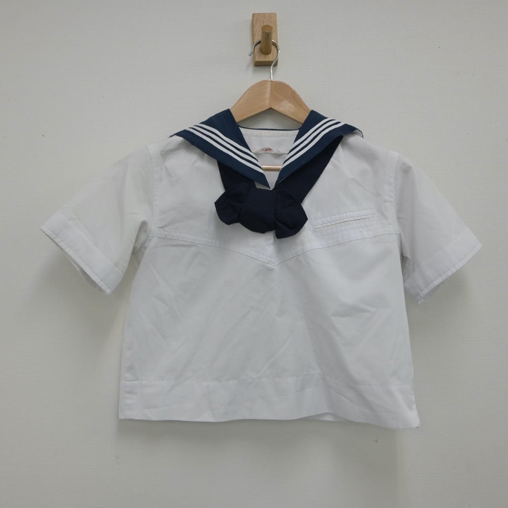 【中古】東京都 大妻多摩中学、高等学校 女子制服 4点（セーラー服）sf016041