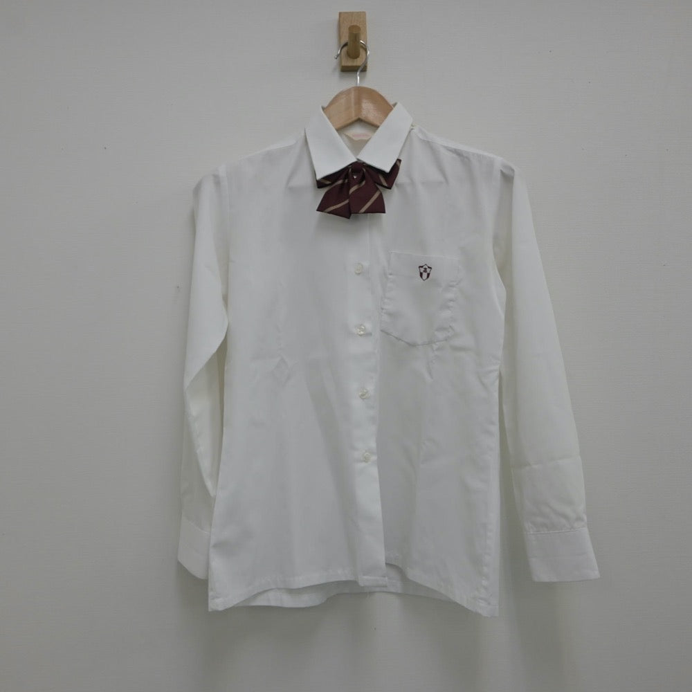 【中古】岐阜県 岐阜済美高等学校 女子制服 3点（シャツ・スカート）sf016047