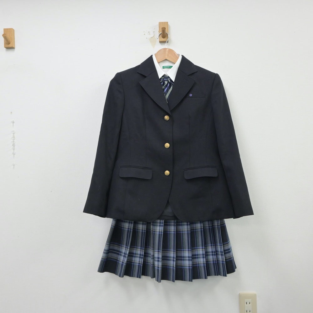 【中古】東京都 私立大森学園高等学校 女子制服 4点（ブレザー・シャツ・スカート）sf016048