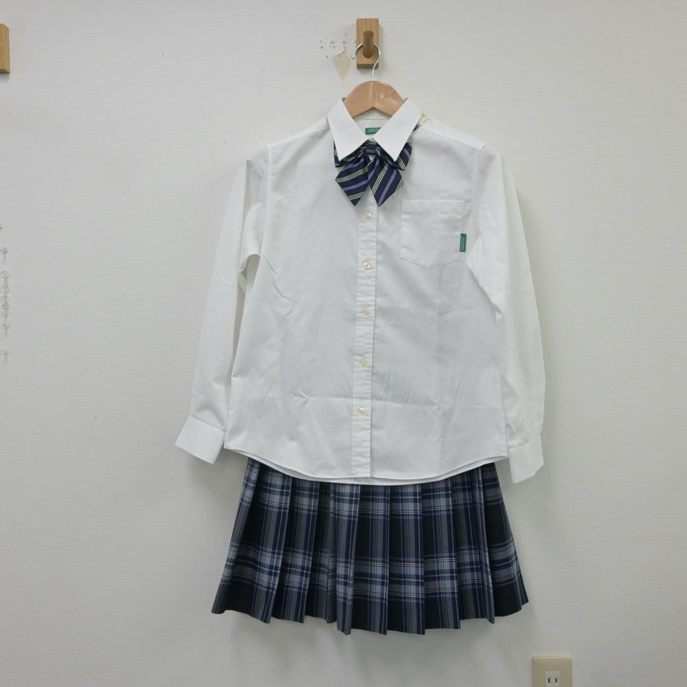 【中古】東京都 私立大森学園高等学校 女子制服 4点（ブレザー・シャツ・スカート）sf016048