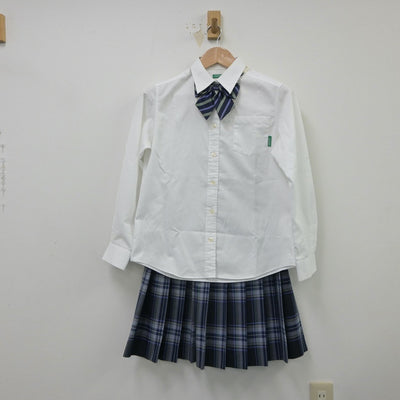 【中古】東京都 私立大森学園高等学校 女子制服 4点（ブレザー・シャツ・スカート）sf016048