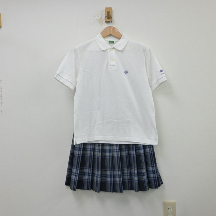 【中古】東京都 私立大森学園高等学校 女子制服 4点（シャツ・スカート）sf016049