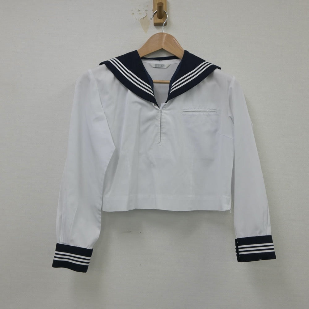 【中古】栃木県 栃木県女子高等学校 女子制服 2点（セーラー服・セーラー服）sf016050