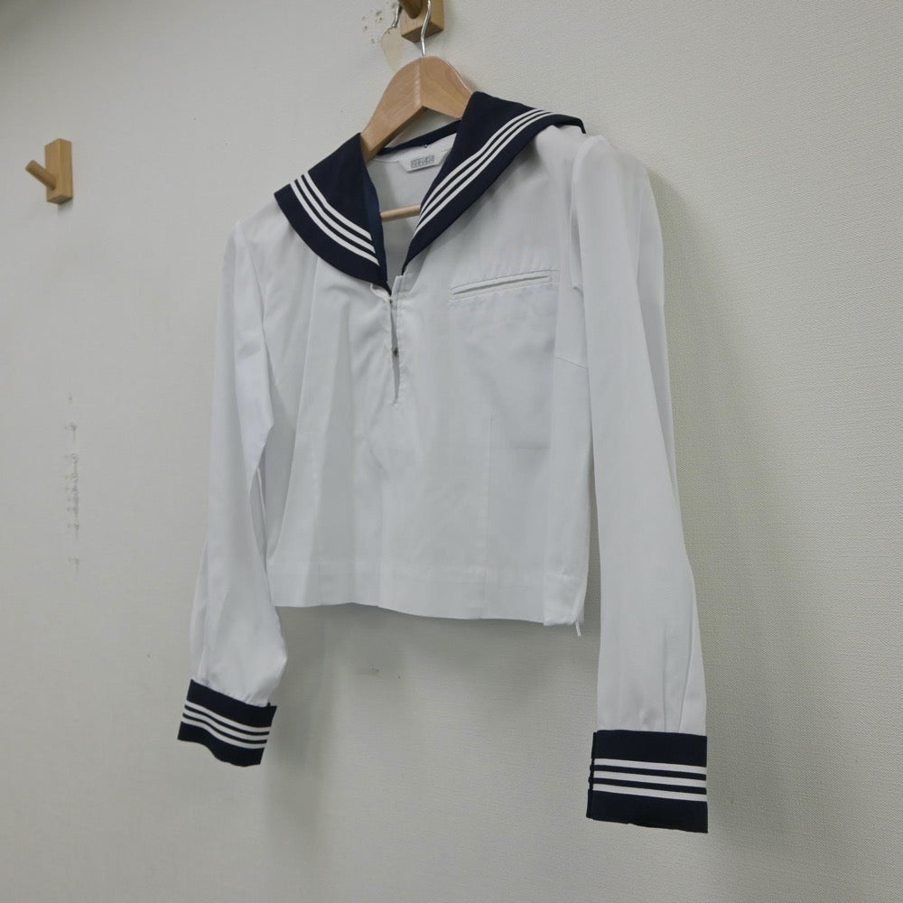 【中古】栃木県 栃木県女子高等学校 女子制服 2点（セーラー服・セーラー服）sf016050