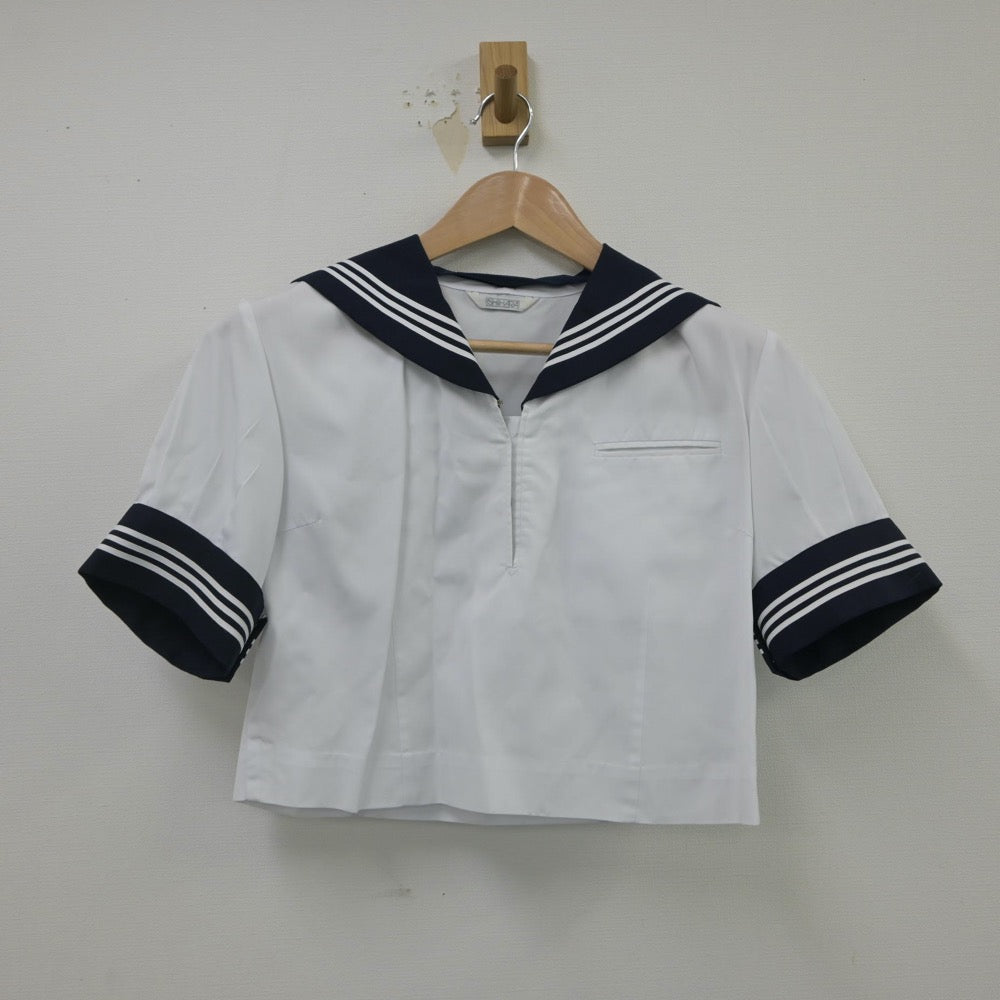 【中古】栃木県 栃木県女子高等学校 女子制服 2点（セーラー服）sf016051