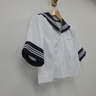 【中古】栃木県 栃木県女子高等学校 女子制服 2点（セーラー服）sf016051