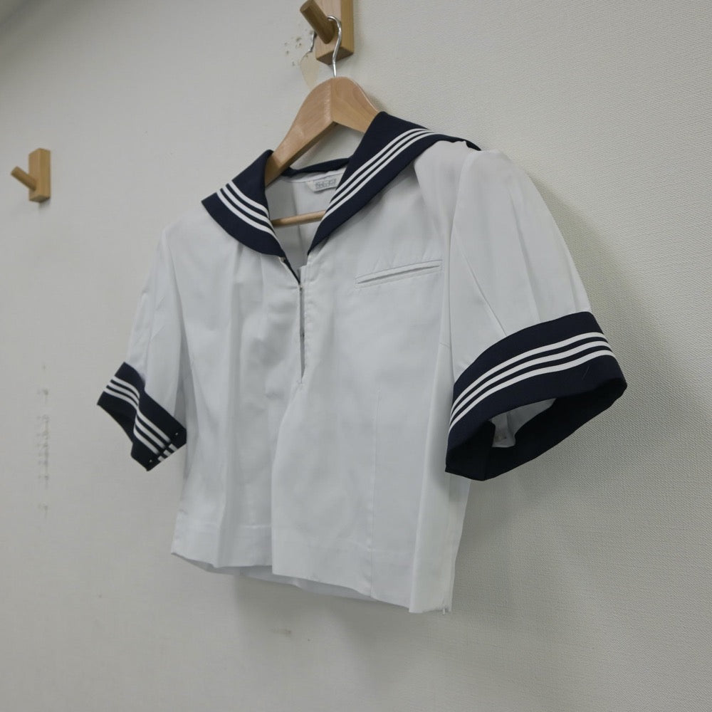 【中古】栃木県 栃木県女子高等学校 女子制服 2点（セーラー服）sf016051