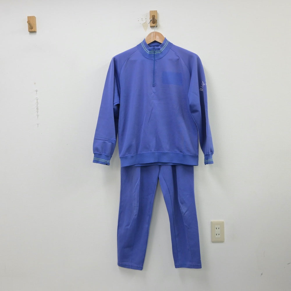 【中古】茨城県 茨城県日立市立平沢中学校 女子制服 2点（ジャージ 上・ジャージ 下）sf016055