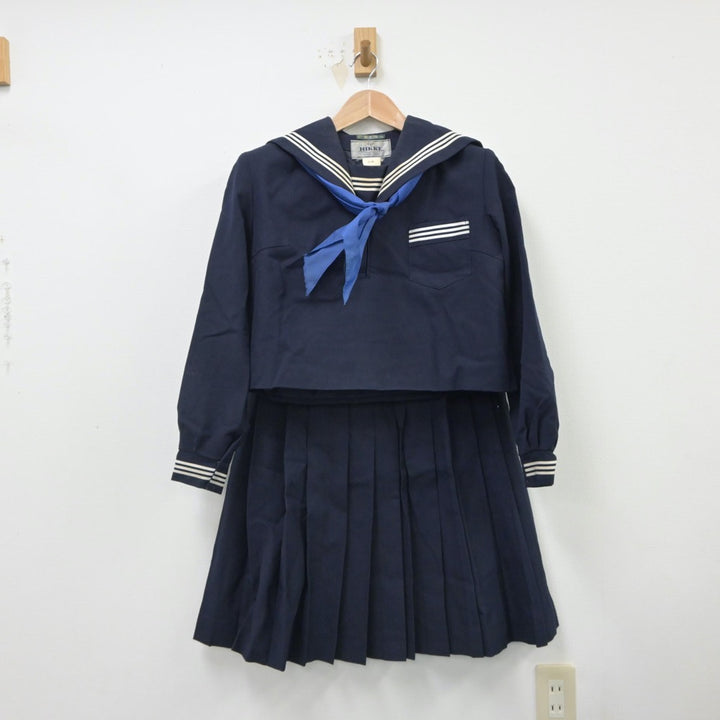 【中古制服】茨城県 茨城県日立市立平沢中学校 女子制服 3点（セーラー服・スカート）sf016056【リサイクル学生服】 | 中古制服通販パレイド