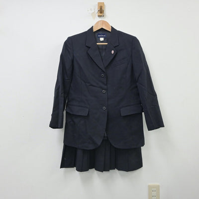 【中古】東京都 吉祥女子中学校 女子制服 4点（ブレザー・ニット・スカート）sf016058