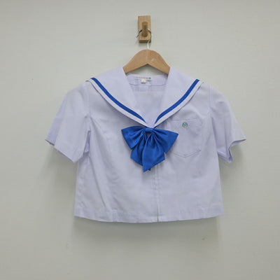 【中古】岐阜県 各務原桜丘中学校 女子制服 3点（セーラー服・スカート）sf016069