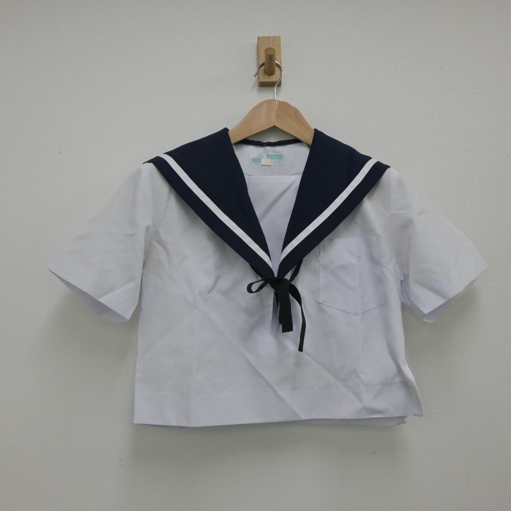 【中古】愛知県 甚目寺南中学校 女子制服 3点（セーラー服・スカート）sf016078