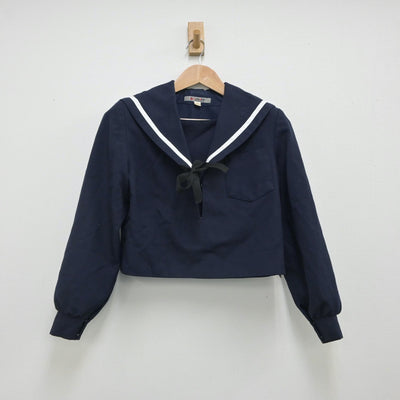 【中古】愛知県 甚目寺南中学校 女子制服 3点（セーラー服・スカート）sf016079