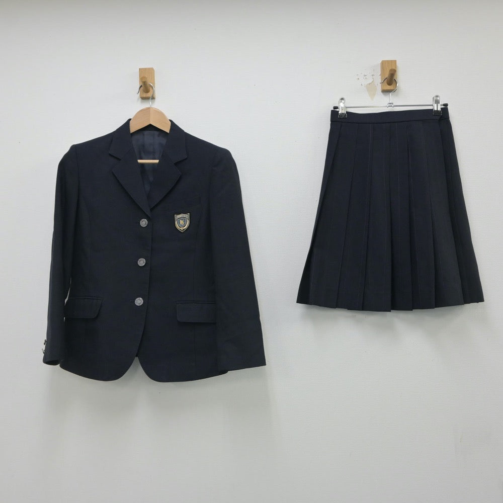 【中古】神奈川県 横浜清風高等学校 女子制服 2点（ブレザー・スカート）sf016085