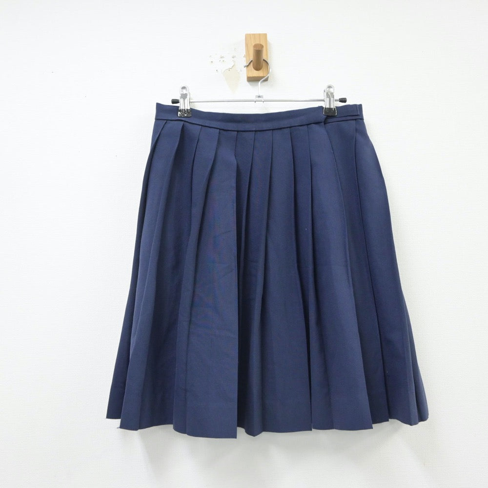 【中古】岡山県 御南中学校 女子制服 2点（シャツ・スカート）sf016092