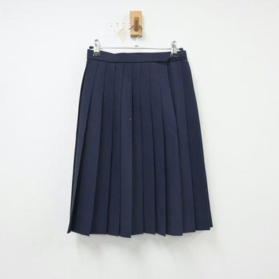 【中古】岡山県 御南中学校 女子制服 2点（シャツ・スカート）sf016093