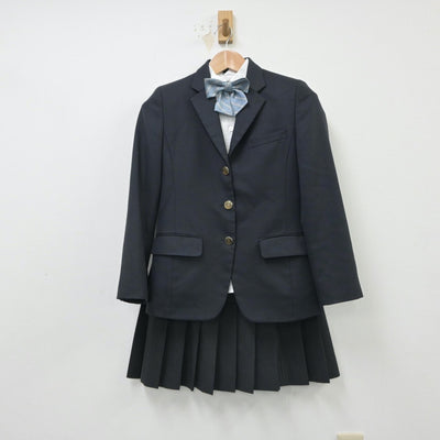 【中古】栃木県 宇都宮東高等学校・附属中学校 女子制服 4点（ブレザー・シャツ・スカート）sf016096