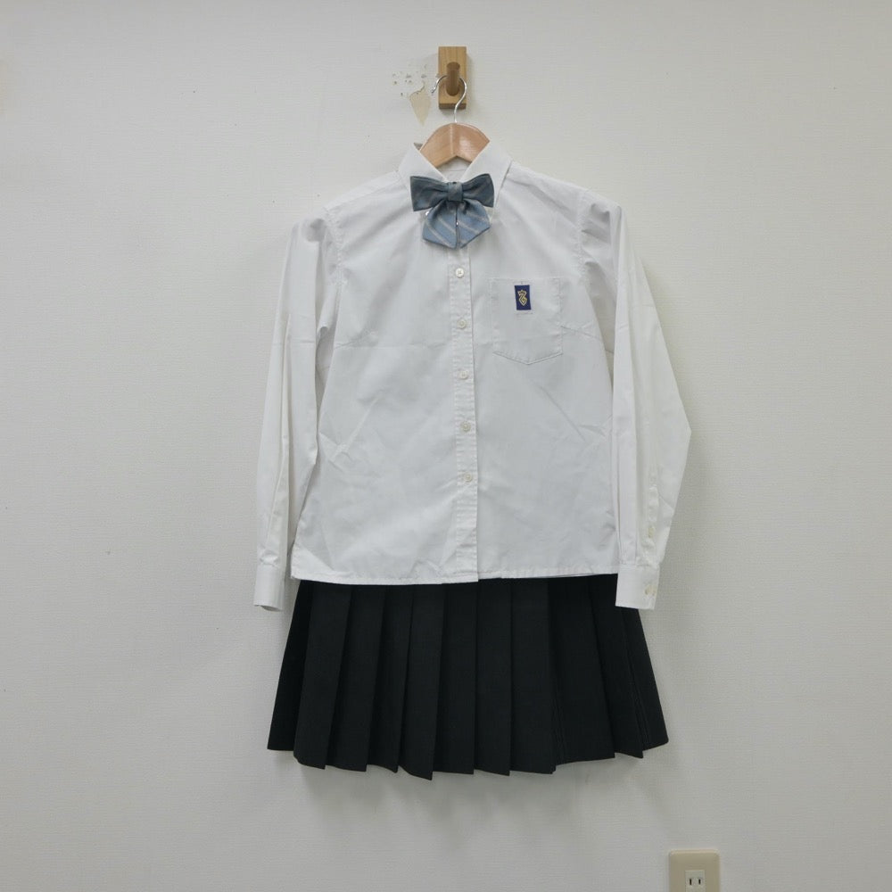 【中古】栃木県 宇都宮東高等学校・附属中学校 女子制服 4点（ブレザー・シャツ・スカート）sf016096